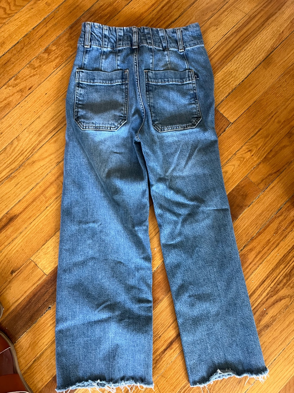 Pilcro Women's Straight Jeans in Blue Denim - Picture 2 of 4